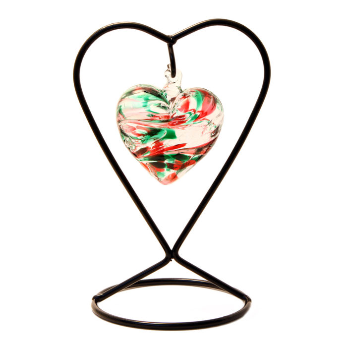 The October Birthstone Glass Heart