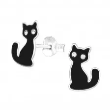 Black Cat Earrings