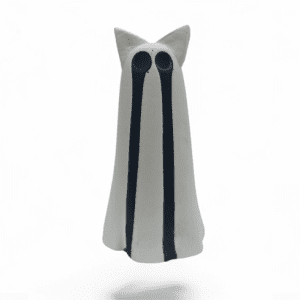 Spectral Stray White With Black Eyes