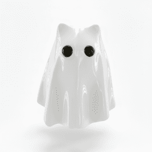 White Lucky Ghost Cat